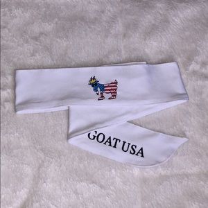Goat tie headband